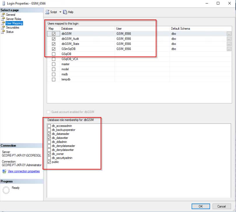SQL Server and User Role
